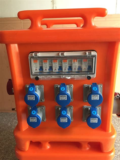 industrial electrical distribution box|temporary power distribution box.